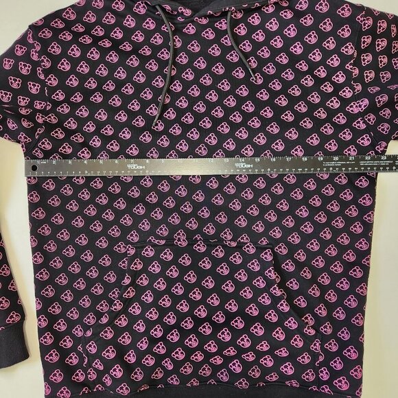 Shane Dawson Pig Hoodie Mens M Black Pink All Over Print Pullover‎ - Picture 4 of 6